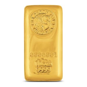 10 oz Perth Mint Cast Gold Bar (New)